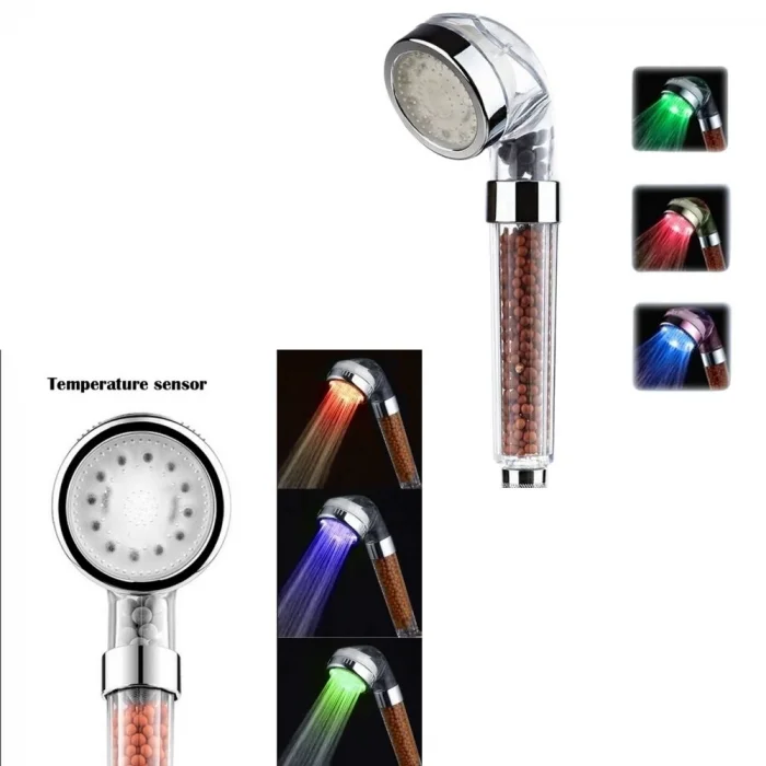  Rain Duş Robotu Tepe Duş Seti Duş Başlığı Sistemi Ledli Duş Başlık Hediyeli