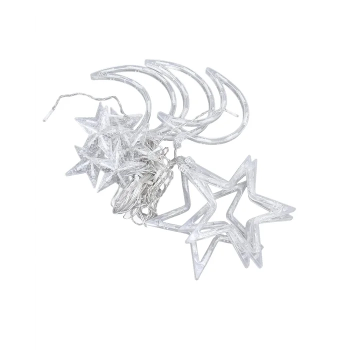 BUĞZ Ramazan Dekorasyon İçin Büyük Ay Yıldız Led Işık