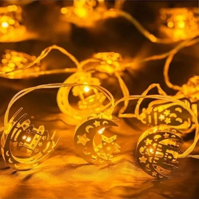 BUĞZ Ramazan Temalı  Figürlü Dekoratif LED Işık 2 Metre