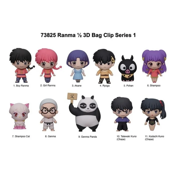 BUĞZ Ranma ½ Klipsli Figür Seri 1