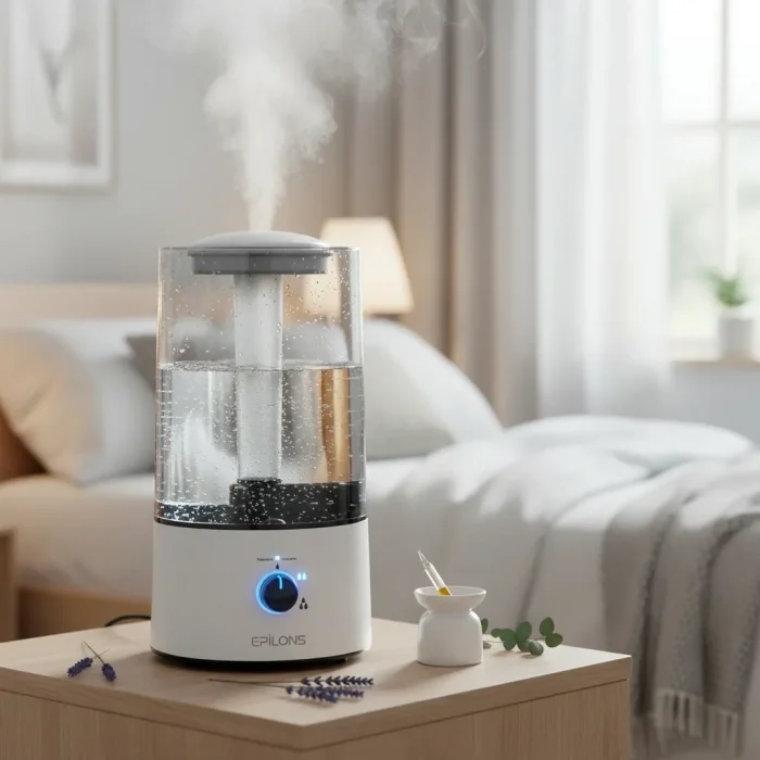 BUĞZ RBH-04 Ultrasonik Hava Nemlendirici 4 Litre Buhar Makinesi Aroma Difüzörü - Otomatik Kapanma ( BUĞZ )