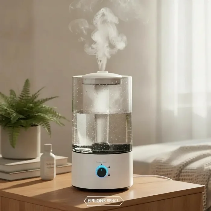 BUĞZ RBH-04 Ultrasonik Hava Nemlendirici 4 Litre Buhar Makinesi Aroma Difüzörü - Otomatik Kapanma ( BUĞZ )