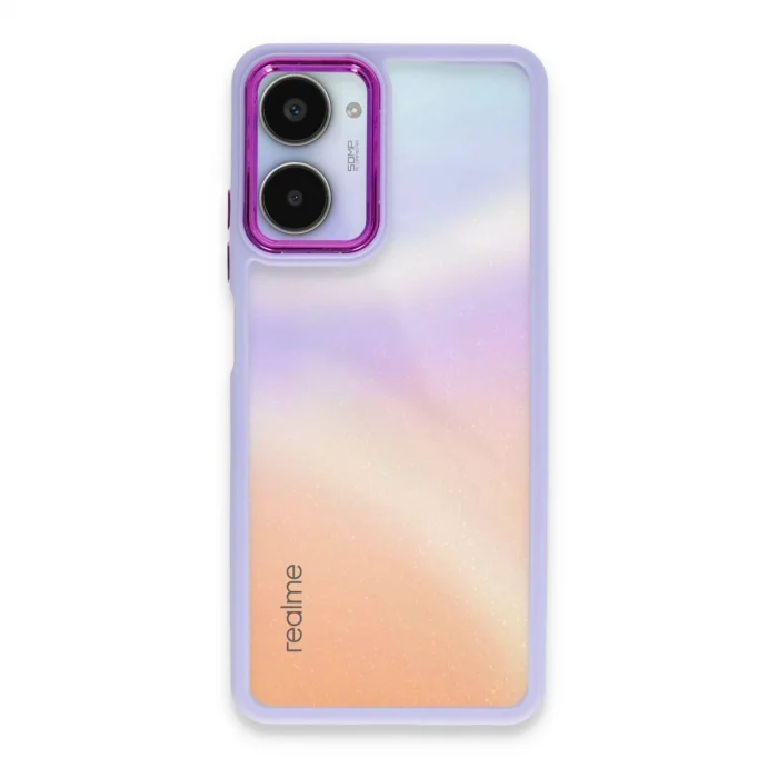 BUĞZ Realme 10 Pro 5g Kılıf Dora Kapak - Lila