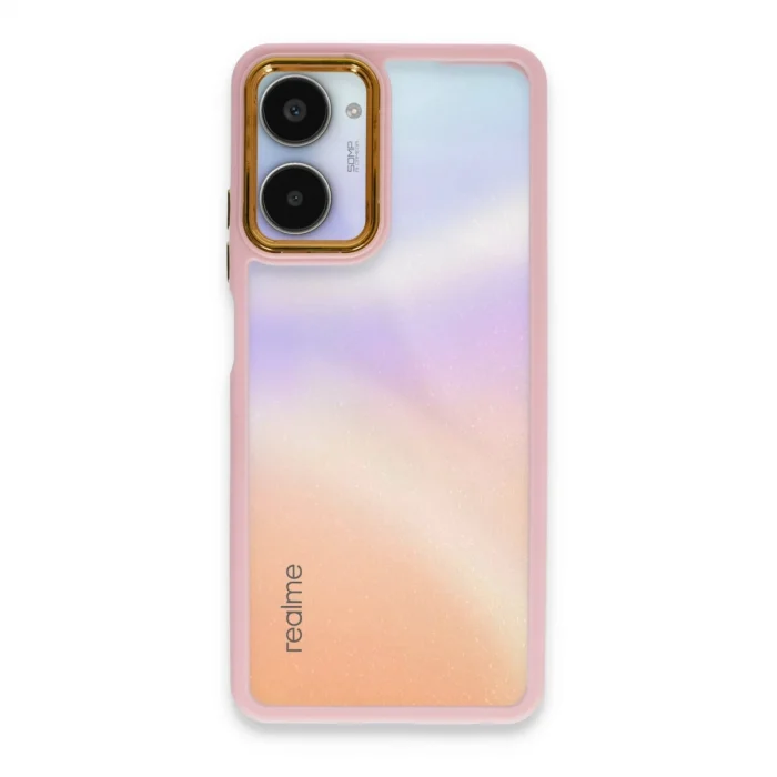 BUĞZ Realme 10 Pro 5g Kılıf Dora Kapak - Pudra