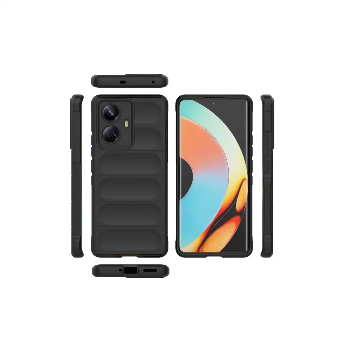 BUĞZ Realme 10 Pro 5g Kılıf Optimum Silikon - Koyu Yeşil