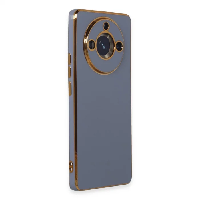 BUĞZ Realme 11 Pro Kılıf Volet Silikon - Mavi