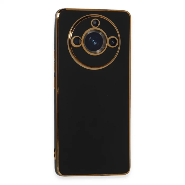 BUĞZ Realme 11 Pro Kılıf Volet Silikon - Siyah