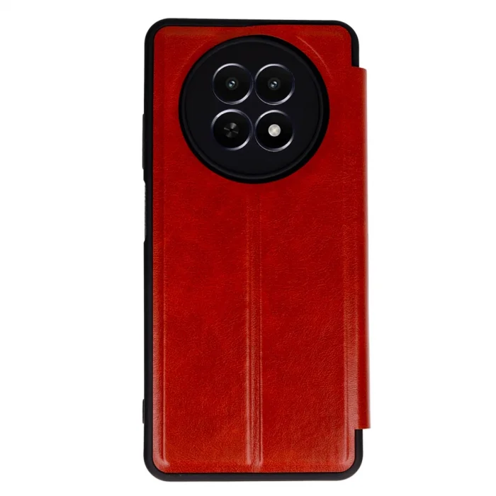 BUĞZ Realme 12 5g Kılıf Flip Cover - Kırmızı