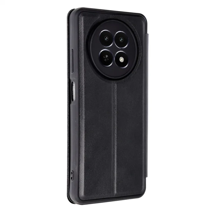 BUĞZ Realme 12 5g Kılıf Flip Cover - Siyah
