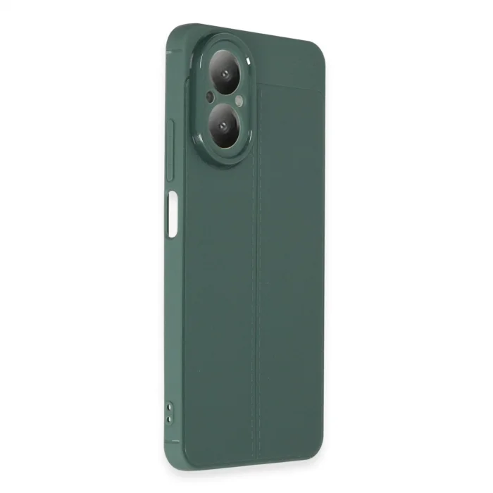 BUĞZ Realme 12 Lite Kılıf Auto Focus Kapak - Koyu Yeşil