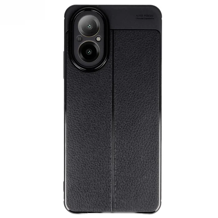 BUĞZ Realme 12 Lite Kılıf Auto Focus Kapak - Siyah