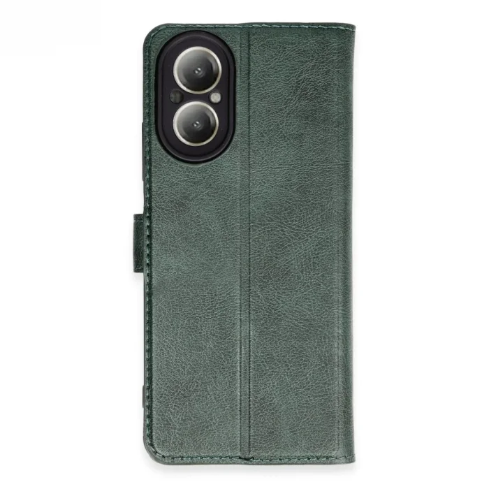 BUĞZ Realme 12 Lite Kılıf Trend S Plus Kapaklı Kılıf - Yeşil