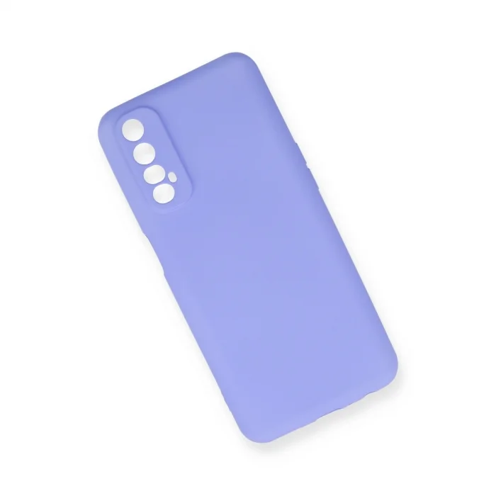 BUĞZ Realme 7 Kılıf First Silikon - Lila
