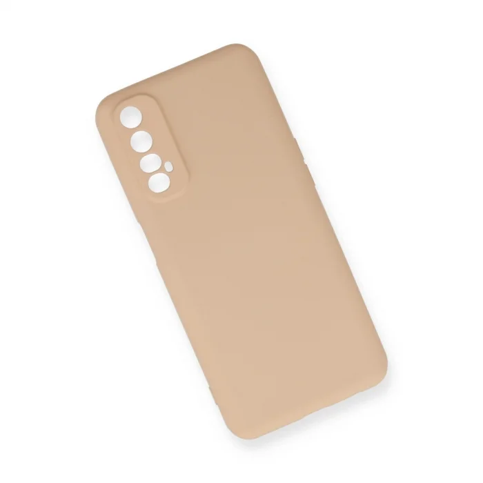 BUĞZ Realme 7 Kılıf Nano İçi Kadife Silikon - Pudra