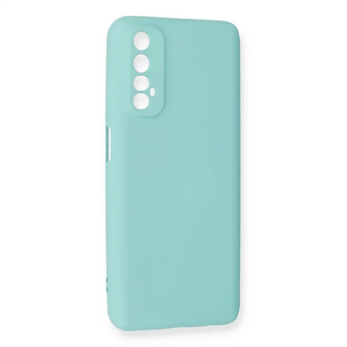 BUĞZ Realme 7 Kılıf Nano İçi Kadife Silikon - Turkuaz