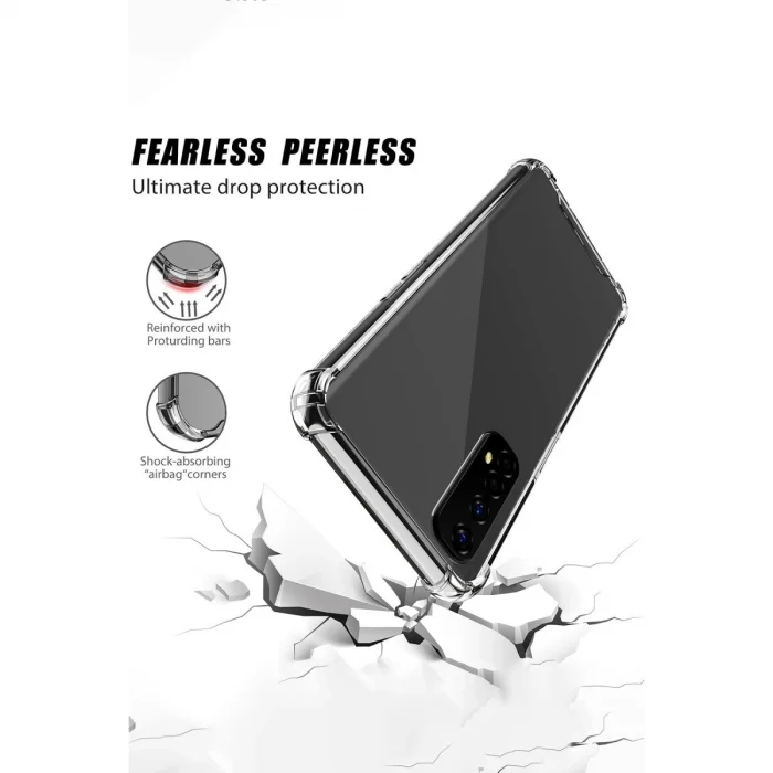 BUĞZ Realme 7 Kılıf Olex Tpu Silikon - Şeffaf