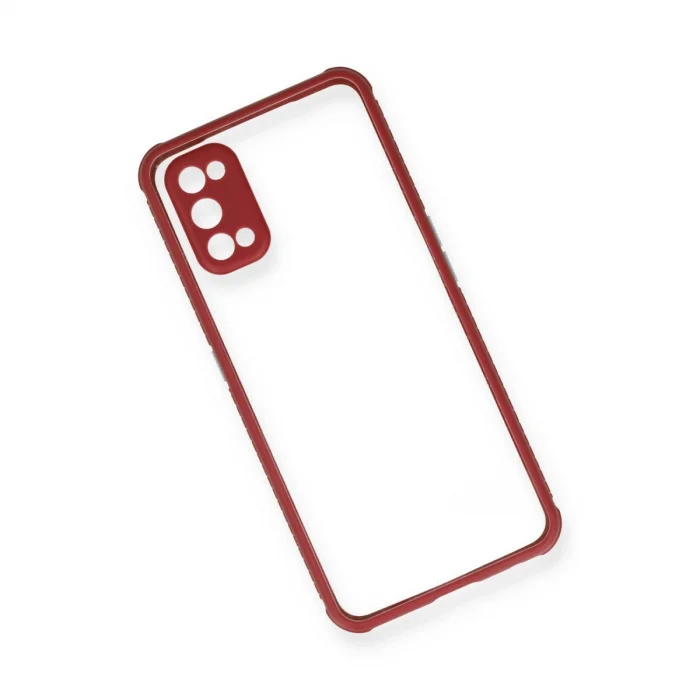 BUĞZ Realme 7 Pro Kılıf Miami Şeffaf Silikon - Fuşya