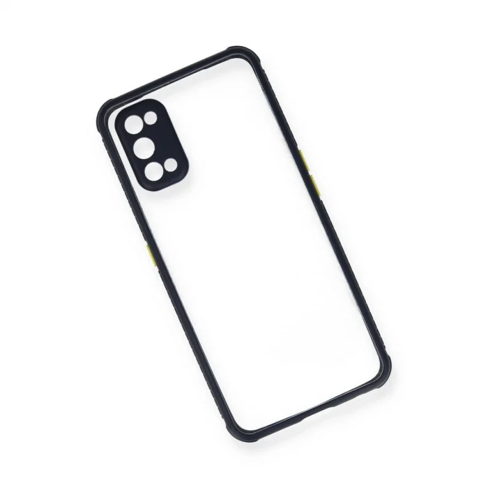 BUĞZ Realme 7 Pro Kılıf Miami Şeffaf Silikon - Lacivert