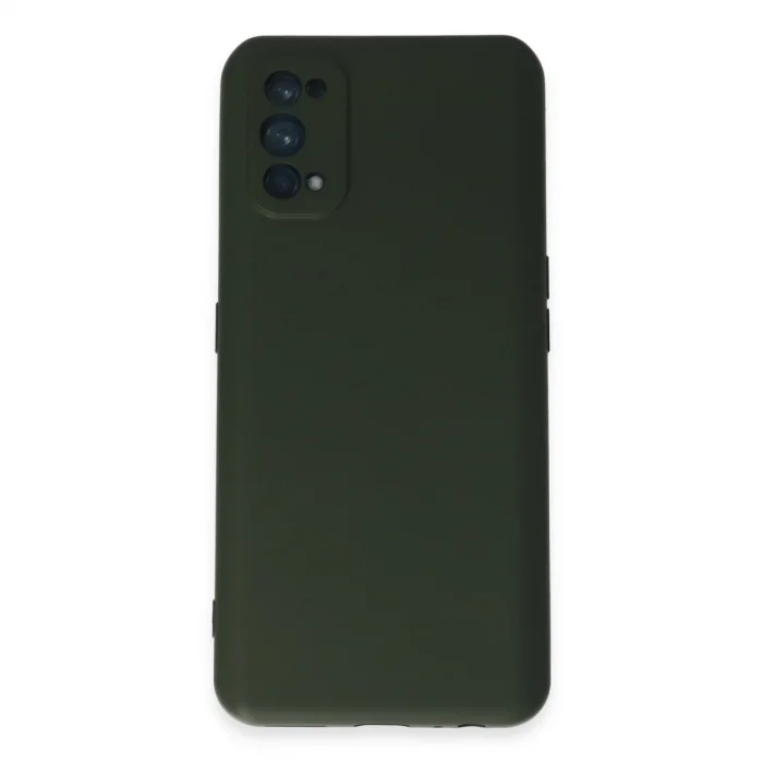 BUĞZ Realme 7 Pro Kılıf Nano İçi Kadife Silikon - Koyu Yeşil