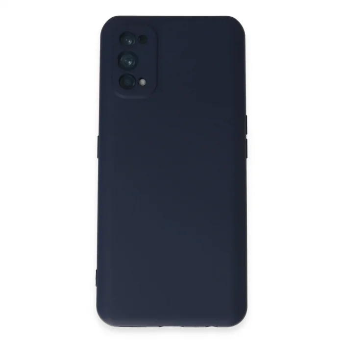 BUĞZ Realme 7 Pro Kılıf Nano İçi Kadife Silikon - Lacivert