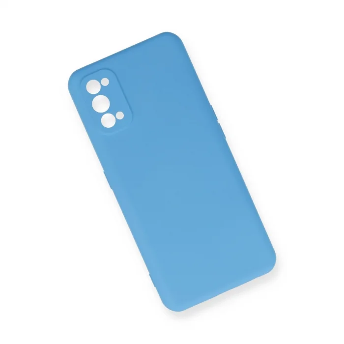 BUĞZ Realme 7 Pro Kılıf Nano İçi Kadife Silikon - Mavi