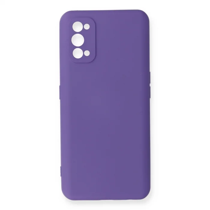 BUĞZ Realme 7 Pro Kılıf Nano İçi Kadife Silikon - Mor