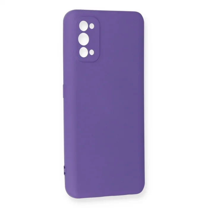 BUĞZ Realme 7 Pro Kılıf Nano İçi Kadife Silikon - Mor