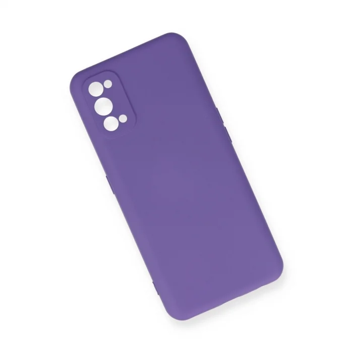 BUĞZ Realme 7 Pro Kılıf Nano İçi Kadife Silikon - Mor