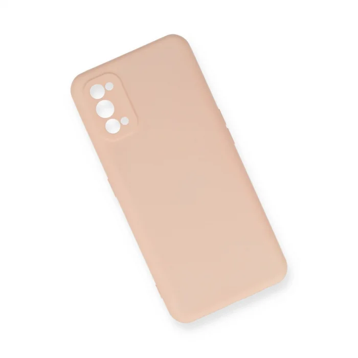 BUĞZ Realme 7 Pro Kılıf Nano İçi Kadife Silikon - Pudra