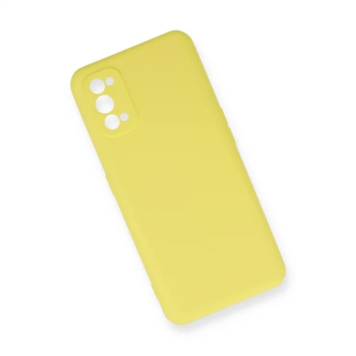 BUĞZ Realme 7 Pro Kılıf Nano İçi Kadife Silikon - Sarı