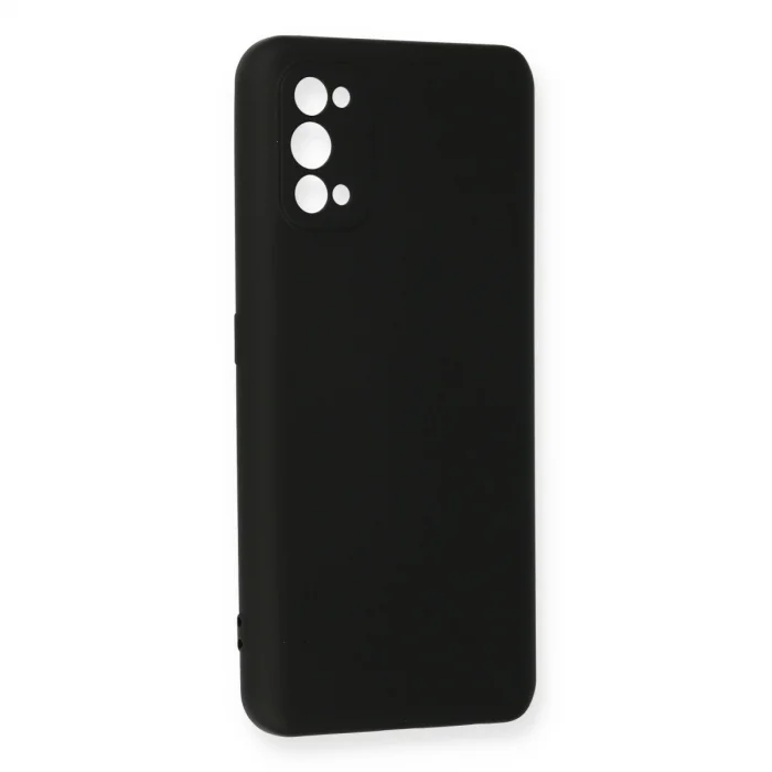 BUĞZ Realme 7 Pro Kılıf Nano İçi Kadife Silikon - Siyah