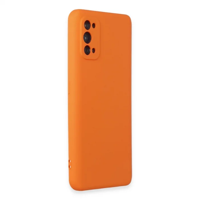 BUĞZ Realme 7 Pro Kılıf Nano İçi Kadife Silikon - Turuncu