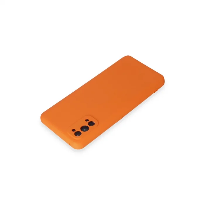 BUĞZ Realme 7 Pro Kılıf Nano İçi Kadife Silikon - Turuncu