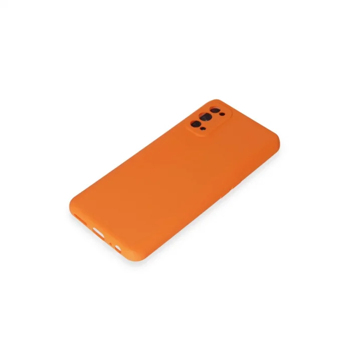 BUĞZ Realme 7 Pro Kılıf Nano İçi Kadife Silikon - Turuncu