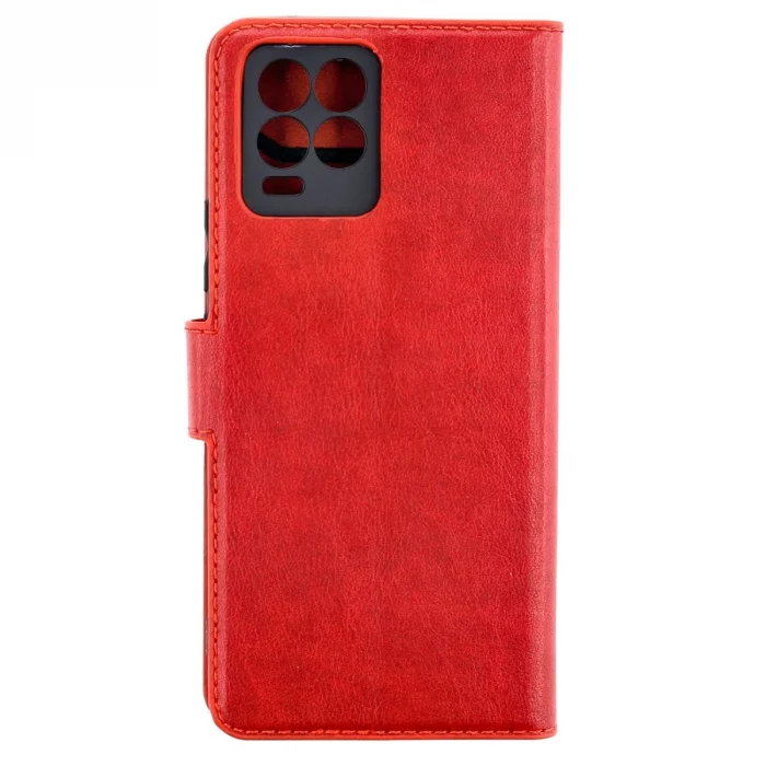 BUĞZ Realme 8 Pro Kılıf Trend S Plus Kapaklı Kılıf - Kırmızı