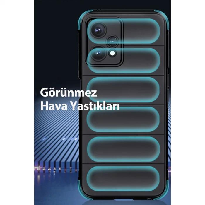 BUĞZ Realme 9 Pro 5g Kılıf Optimum Silikon - Kırmızı