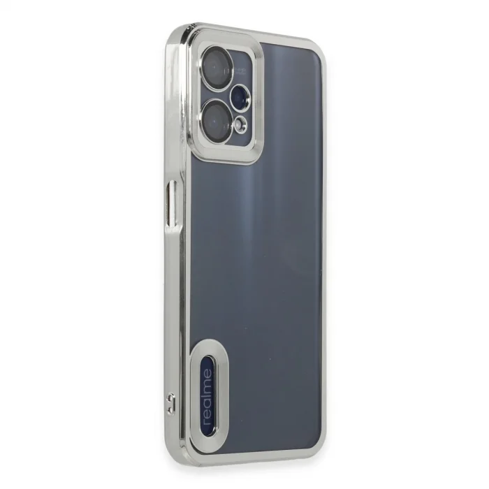 BUĞZ Realme 9 Pro 5g Kılıf Slot Silikon - Gümüş