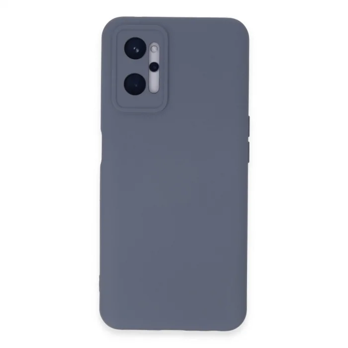 BUĞZ Realme 9i 4g Kılıf Nano İçi Kadife Silikon - Gri