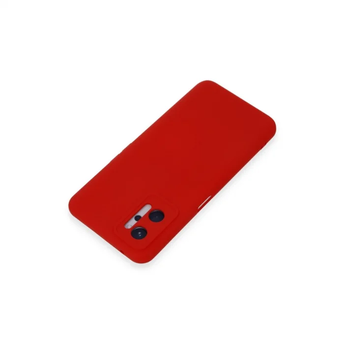 BUĞZ Realme 9i 4g Kılıf Nano İçi Kadife Silikon - Kırmızı