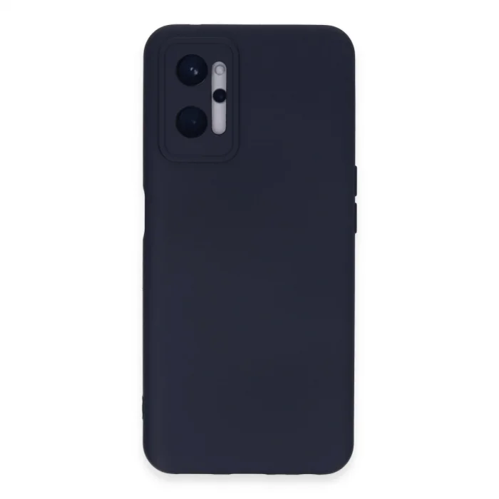 BUĞZ Realme 9i 4g Kılıf Nano İçi Kadife Silikon - Lacivert