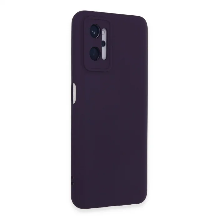 BUĞZ Realme 9i 4g Kılıf Nano İçi Kadife Silikon - Mor