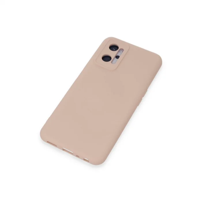 BUĞZ Realme 9i 4g Kılıf Nano İçi Kadife Silikon - Pudra