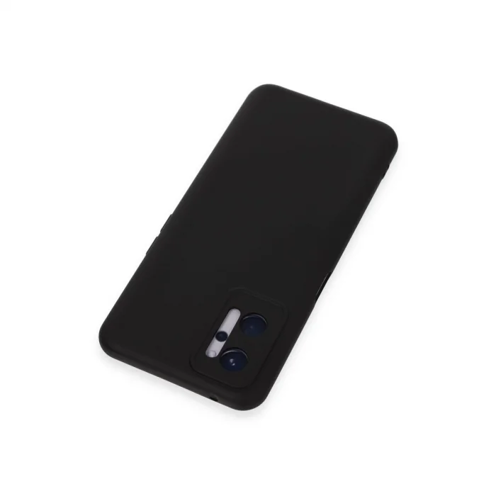 BUĞZ Realme 9i 4g Kılıf Nano İçi Kadife Silikon - Siyah