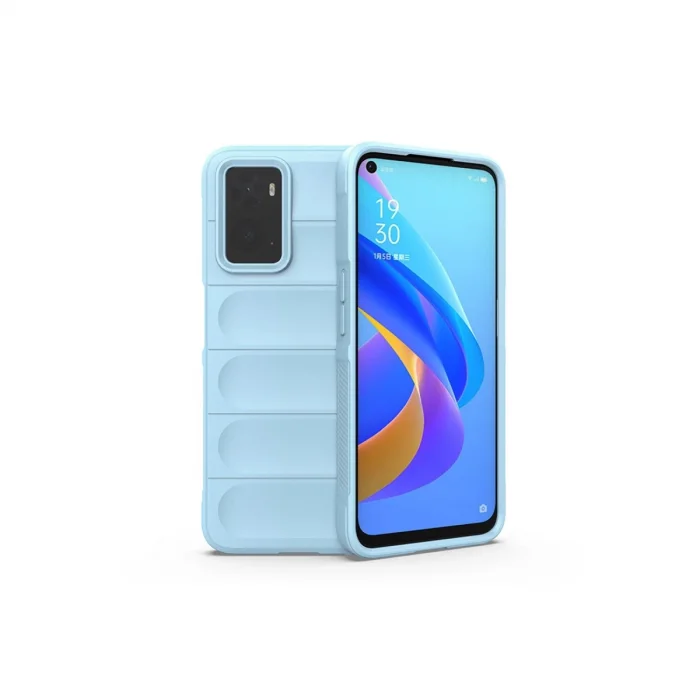 BUĞZ Realme 9i 4g Kılıf Optimum Silikon - Sky Blue