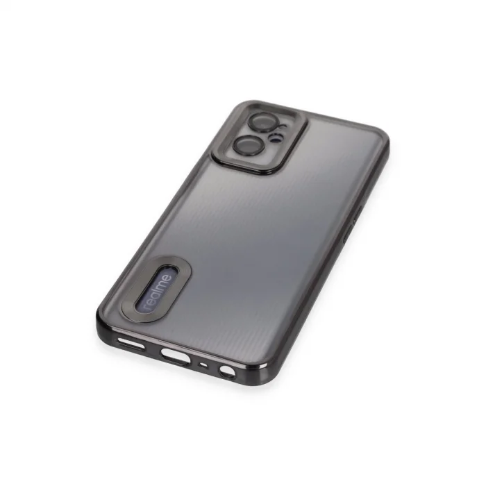 BUĞZ Realme 9i 4g Kılıf Slot Silikon - Siyah