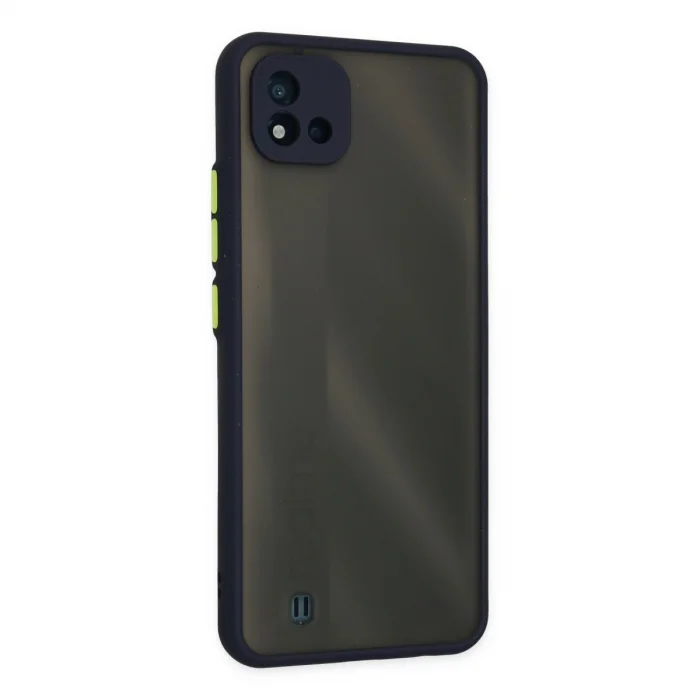 BUĞZ Realme C11 2021 Kılıf Montreal Silikon Kapak - Lacivert