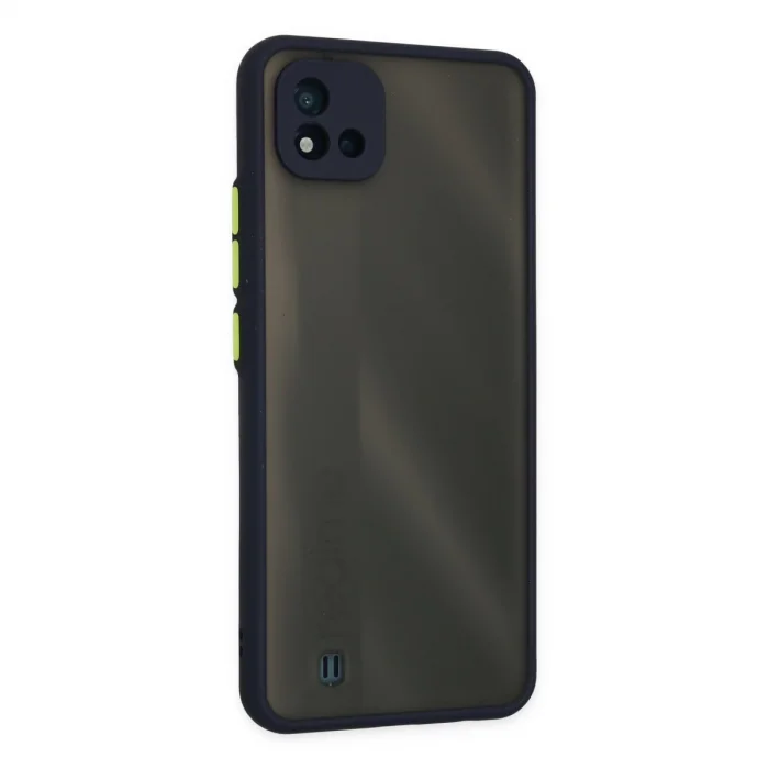 BUĞZ Realme C11 2021 Kılıf Montreal Silikon Kapak - Lacivert