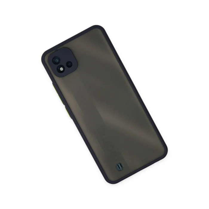 BUĞZ Realme C11 2021 Kılıf Montreal Silikon Kapak - Lacivert