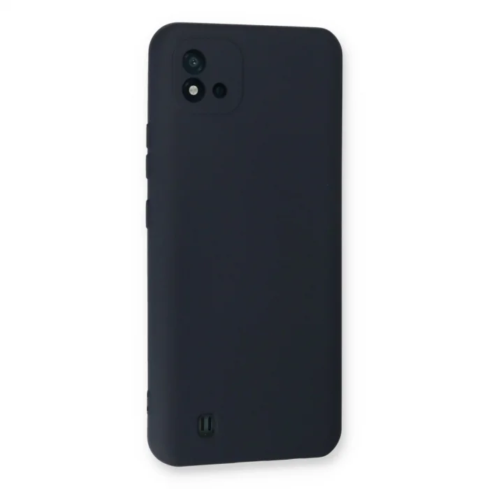 BUĞZ Realme C11 2021 Kılıf Nano İçi Kadife Silikon - Lacivert