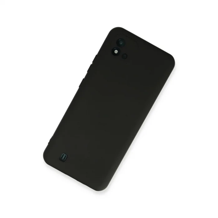 BUĞZ Realme C11 2021 Kılıf Nano İçi Kadife Silikon - Siyah